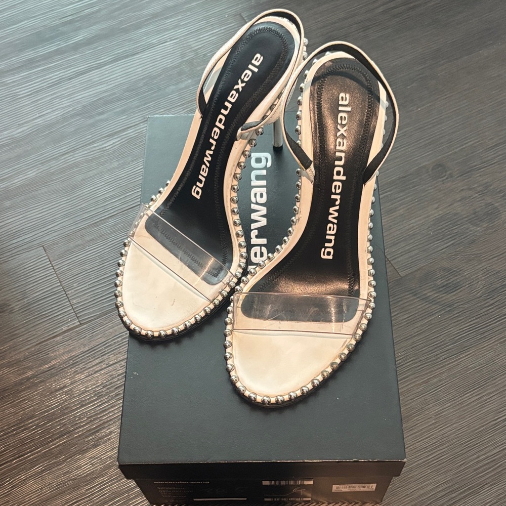 Alexander Wang Black and white  Heels 38.5